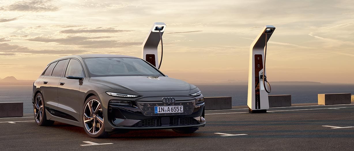 Der Audi A6 Avant e-tron 210 kW