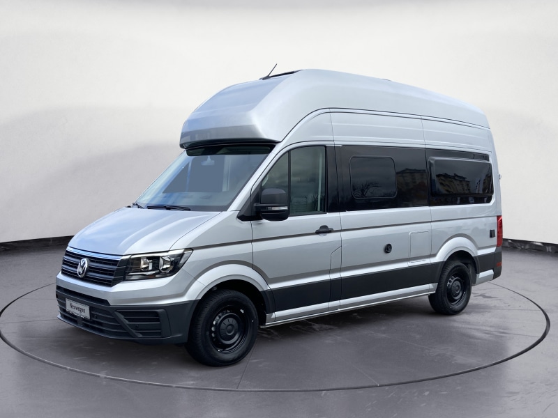 Volkswagen - Grand California 600 Motor: 2,0 l TDI EU6 SCR    Getriebe: Frontantrieb 8-Gang-Automatikgetriebe Radstand: 3640 m , 