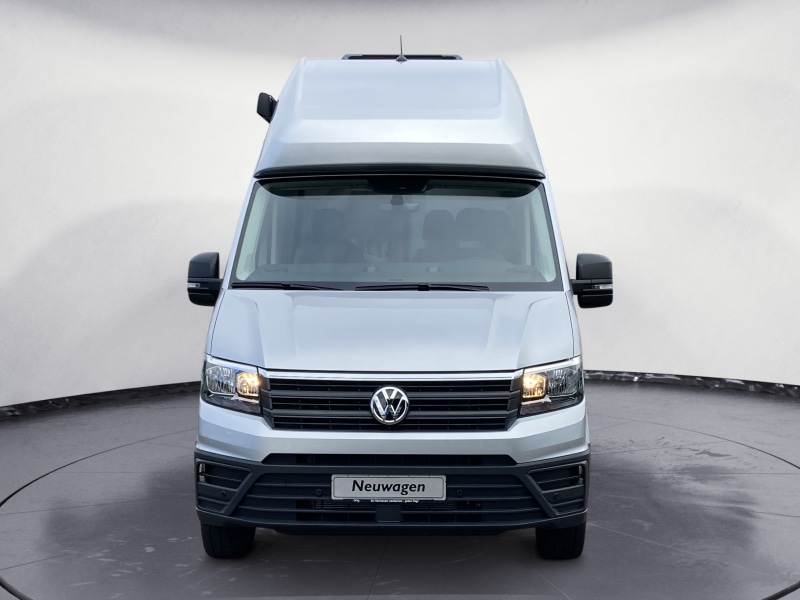 Volkswagen - Grand California 600 Motor: 2,0 l TDI EU6 SCR    Getriebe: Frontantrieb 8-Gang-Automatikgetriebe Radstand: 3640 m , 