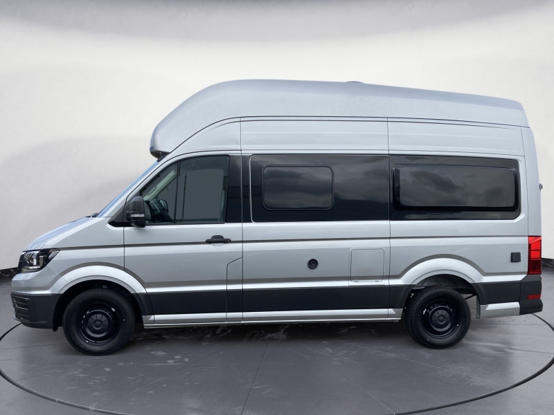 Volkswagen - Grand California 600 Motor: 2,0 l TDI EU6 SCR    Getriebe: Frontantrieb 8-Gang-Automatikgetriebe Radstand: 3640 m , 