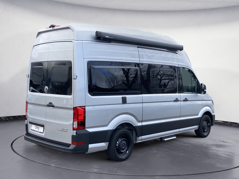 Volkswagen - Grand California 600 Motor: 2,0 l TDI EU6 SCR    Getriebe: Frontantrieb 8-Gang-Automatikgetriebe Radstand: 3640 m , 