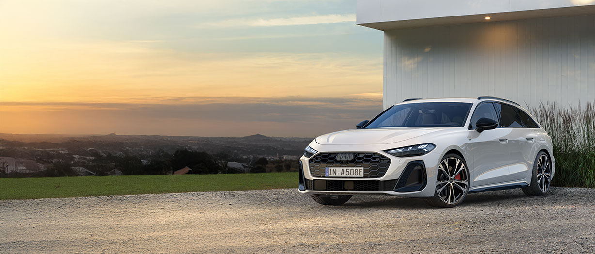 Der Audi A5 Avant e-hybrid quattro